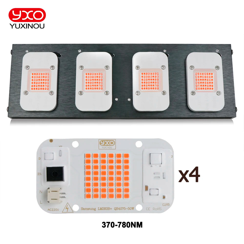 Hot Indoor Hydroponics LM283B+ 660nmt 200w Grow Light 3500k 6000k  Full Spectrum LED Grow Light