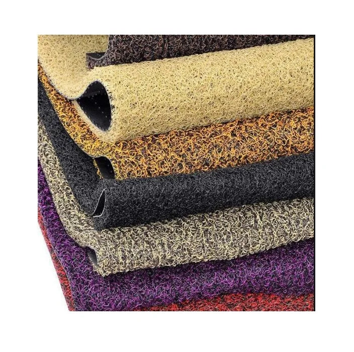 China Factory Direct 1.2m Width Plastic Spaghetti PVC Coil Roll Mat Puzzle Pattern Rubber Floor Roll for Car Use