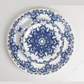 2023 New Style Porcelain Dinner Plates Set Blue and White Design Ceramic Dinner Plate for Restaurant Party