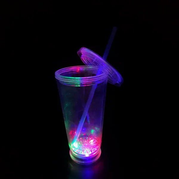 LED Flashing Tumbler Stylish Drinkware with Unique Light Effects PS Plastic CE Certified BPA Free