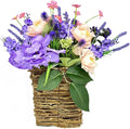 Artificial Hydrangea Door Hanger Basket Spring Wreaths for Front Door Home Porch Floral Arrangements Bundle Wedding Farmhouse