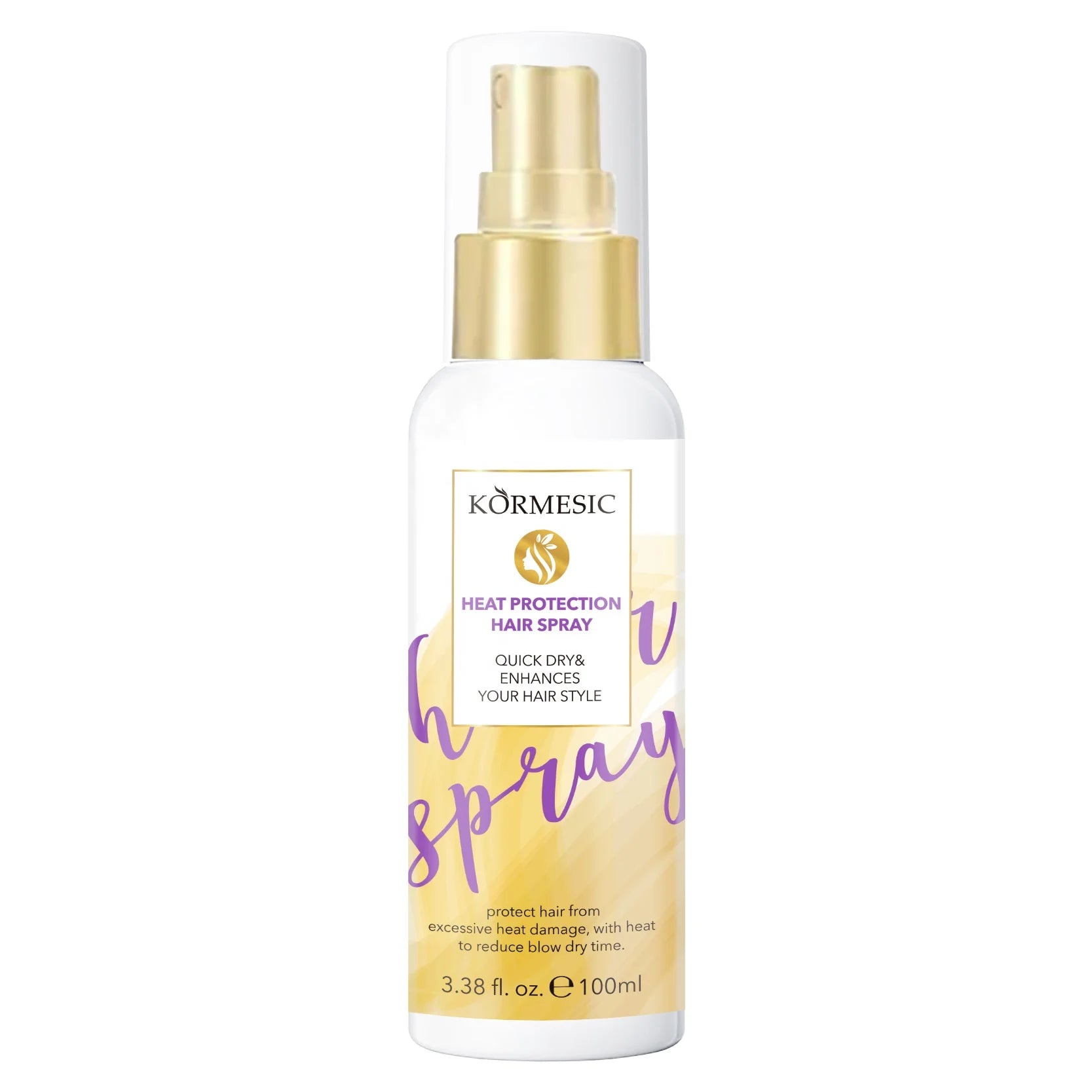 Moisturizing Shining Heat Protection Hair Spray Private Label KORMESIC Enhances Your Hair Style