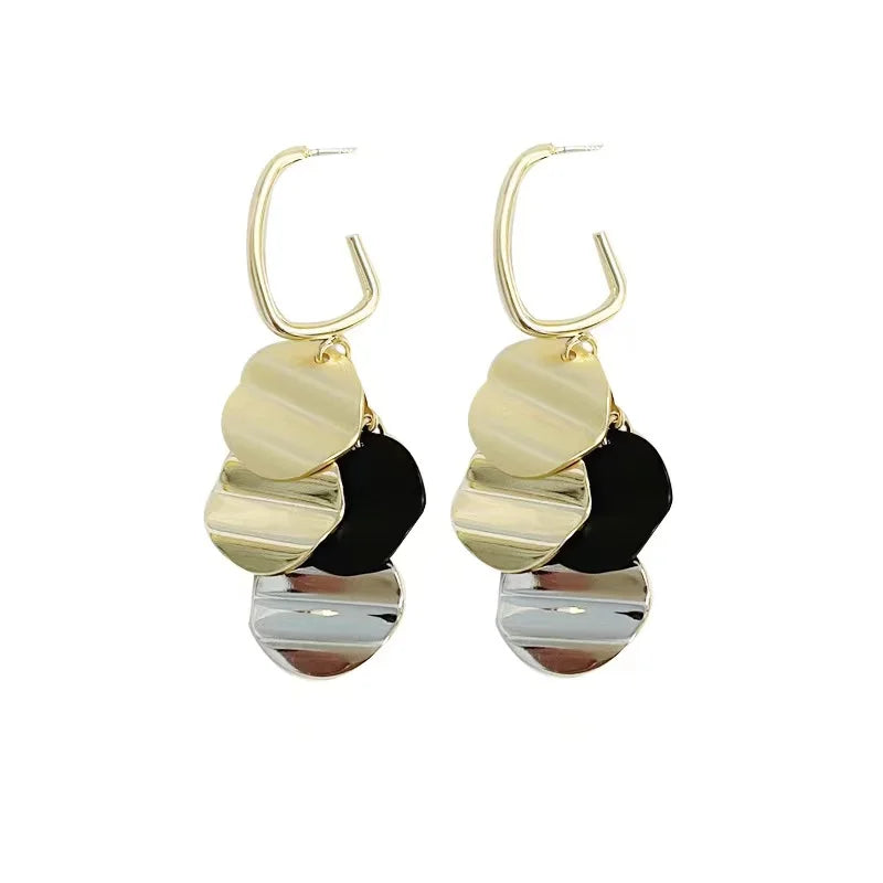 New Arrival European and American Fashion Women S 925 Silver Earrings Alloy Fashion Jewelry Girls Earrings Simple Unique