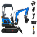 1.2 Ton Small Digger Earth Moving Machinery Crawler Type 1200KG Mini Excavator for Sale