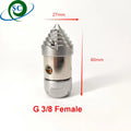 30L/min Rotating Nozzle High Pressure Sewer Cleaning Stainless Steel Nozzle Sludge Cleaning Dredging Nozzle