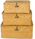Hot Selling Large Woven Rattan Storage Bins High Quality Natural Seagrass Storage Baskets Lid Wholesale Cheap Wicker Storage
