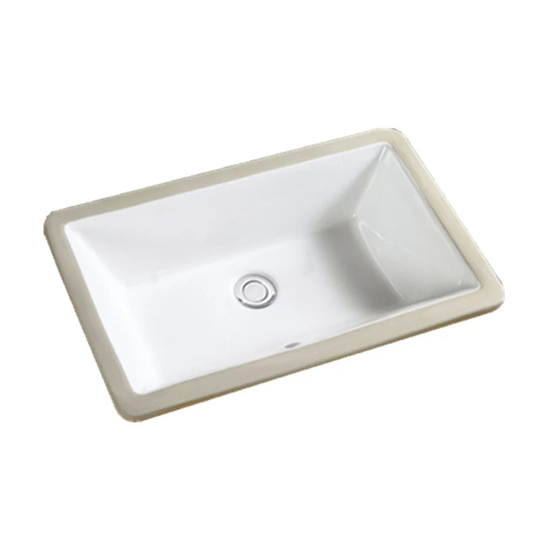 Ceramic  Under Counter Wash Basin Under Mount Sink for Bathroom and Cabinet