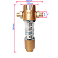 Large Flow Water Purifier Large Flow Water Purifier Full House Stainless Steel Front Filter Water Treatment System