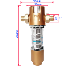 Large Flow Water Purifier Large Flow Water Purifier Full House Stainless Steel Front Filter Water Treatment System