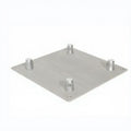 Aluminum Alloy Base Plate-moving Light Truss Base for Stage with Quick Connection 290x290mm 300kg Load Capacity