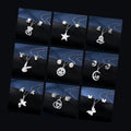 Fashion Wholesale Bulk Joyeria De Acero Inoxidable Stainless Steel Jewelry Simple love Bear Star Charm Necklace Earrings Sets