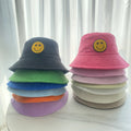 2024 Hot Selling Australian Multicolor Blank Terry Towel Cloth Bucket Hats with Custom logo Embroidery