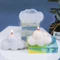 DIY 3D Cloud Scented Candle Mould Handmade Soap Gypsum Mold Silicone Cloud Candle Mold