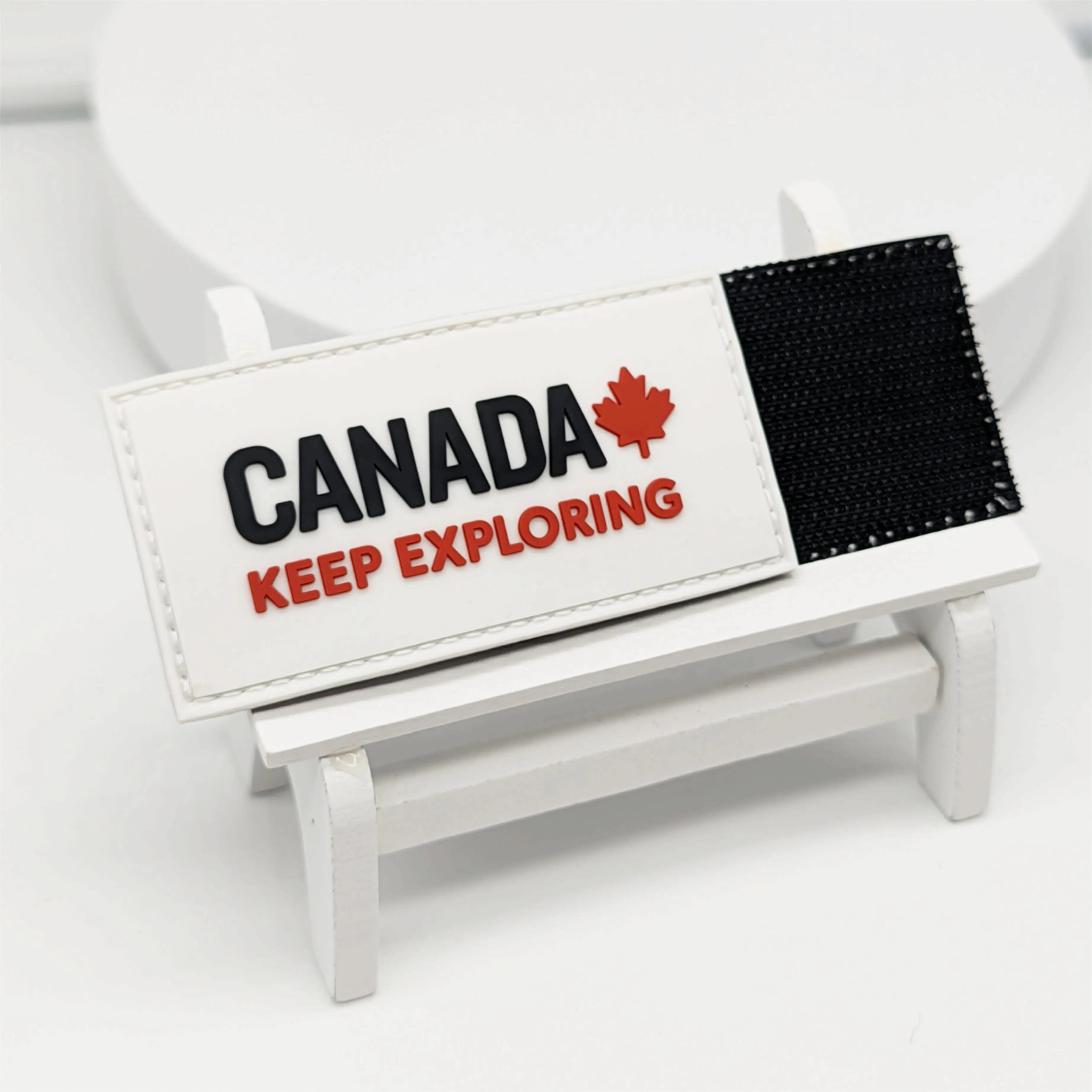 Custom LOGO Pvc Clothing Rubber Custom Design Embossed Rubber Pvc Silicone Label for Garment