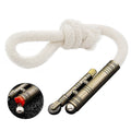 Vintage Retro Trench Rattlesnake Metal Lighter Camping Outdoors Fire Starter Tinder Rope Convenient and Stylish