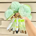Charm Beauty Clear Fruit Lip Gloss Multiple Color Vegan Glitter  Lipgloss With Keychain Lipgloss