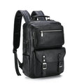 USB Charge Waterproof Men's Leather Backpack Leisure Business Shoulder Computer Bag Fashion Large Capacity Travel Backpack