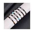 Bulk Wholesale Handmade 6mm Obsidian Beaded Bracelet Men's Stainless Steel Natural Tiger's Eye Stone Bracelet