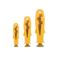 PE Plastic Expand Nylon Lag Nail Wall Plug Frame Fixing Expansion Anchor