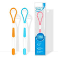 TONGWODE Private Label Colorful PP+TPR Tongue Scraper Cleaning Brush for Home Use Removes Bad Breath