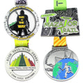 Jiujitsu Taekwondo Soccer Medallas Customized Soft Enamel Gold Silver Medal SwimmingSports Metal Medals Manufacturer Free Design