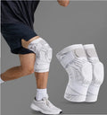 High Elastic Silicone Spring Compression Knee Sleeve Sports Knee Brace With Straps for Sports