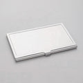 Custom Logo Metal Business Card Holder Sublimation Blank Aluminum Card Case