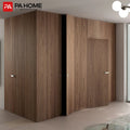 PA Modern Design Home Furniture Flush Wood Invisible Secret hotel Interior Door Aluminum Profile Finished Sound Insulation