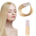 18 20 22 Inch 40g V Light Remy Indian Hair Tape Extensions Kit with V-Light Lamp Glue Remover Silky Straight Wave Chemical Free