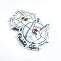 Custom Personal logo Die Cut Sticker Self Adhesive PVC Waterproof Vinyl Sticker