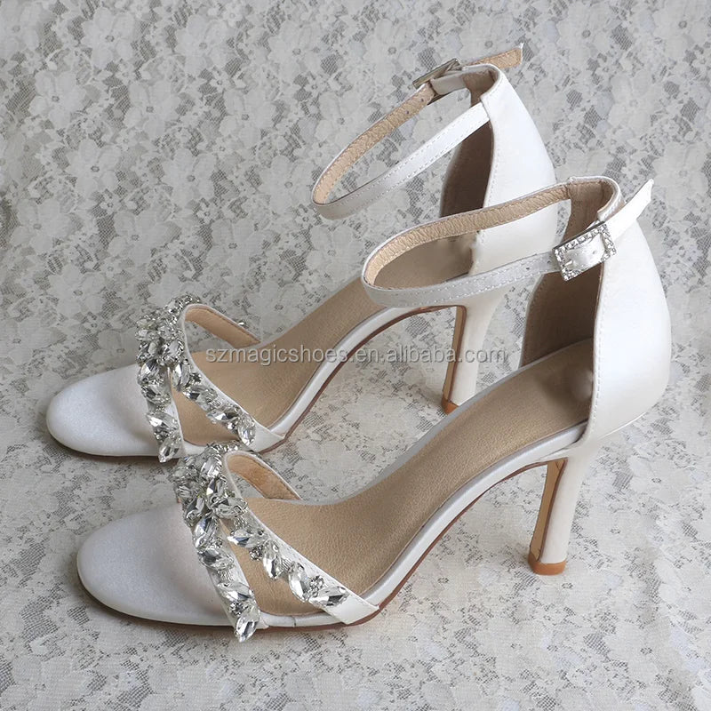 Customized Bridal Sandals Wedding Shoes High Heels