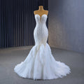 Jancember 222116 Sequins Pearls Trumpet Wedding Mermaid Dresses for Women