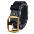 Wholesale Men Pin Buckle Leather Belt Business Men Custom Fashion Luxury Genuine Cow Leather Belt for Men