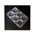 10g Transparent Plastic Rhombus Hexagonal Cream Boxed Jar 6 Pcs Per Set with a Box for Cream Eye Shadow