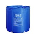 Chufang Customized Plastic PVC Small Round Sitting Deep Soaking Folding Portable Ice Bathtub Freestanding Soaking Tub