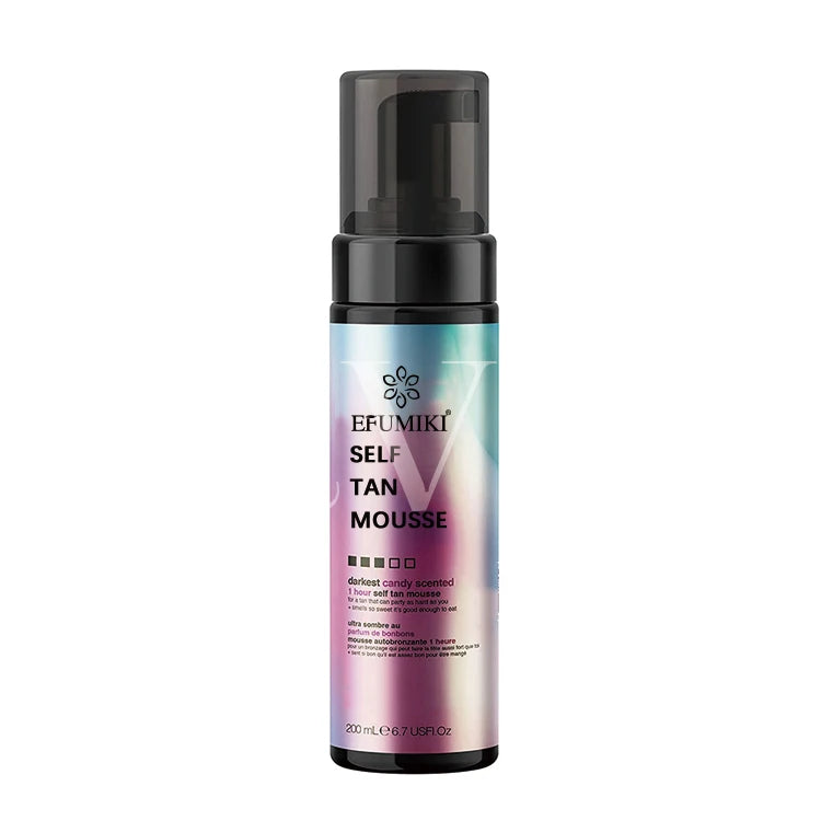 Hot Sale Low MOQ Customized Effective Tan Oil Tanning Solution Spray Mousse Aloe Tanning Mousse