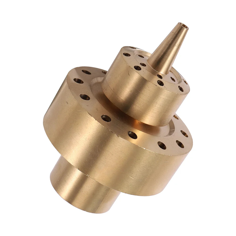 1 Inch Female Thread Brass Double Layer Jet Water Column Spray Pond Sprinkler Water Fountain Nozzles