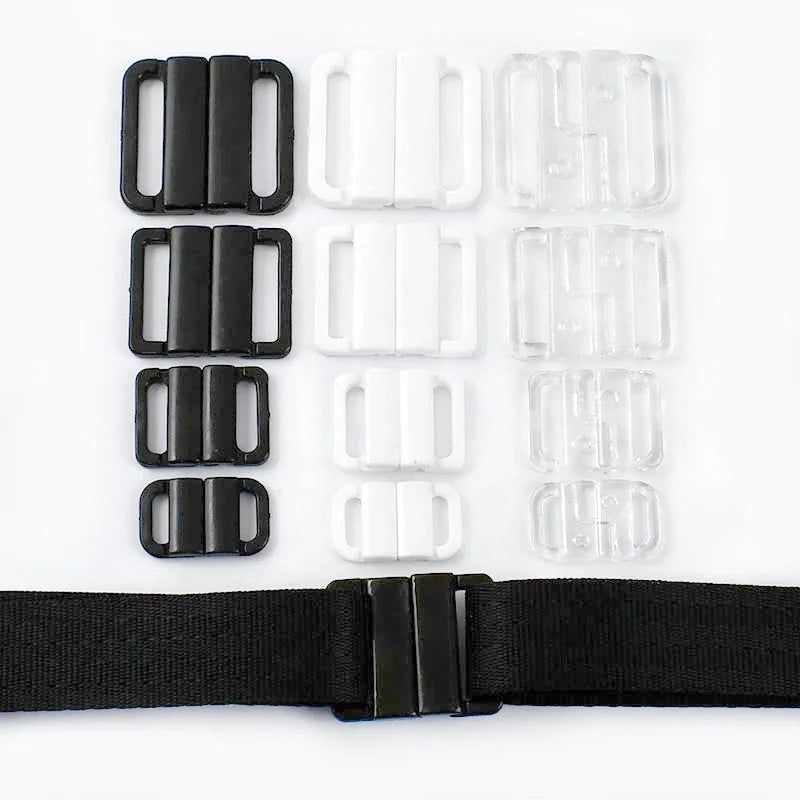 Meetee CN301 25mm Clothing Accessories Luggage Strap Swimsuit Plastic Interlocks Buckle Underwear Adjusting Buckle