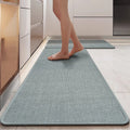 Faux Linen Kitchen Mat Anti Fatigue Mats for Kitchen Floor