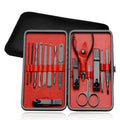 Wholesale Customized Stainless Steel 15-in-1 Manicure Pedicure Set-Professional Nail Care Tools Ingrown Toenail Clipper Portable