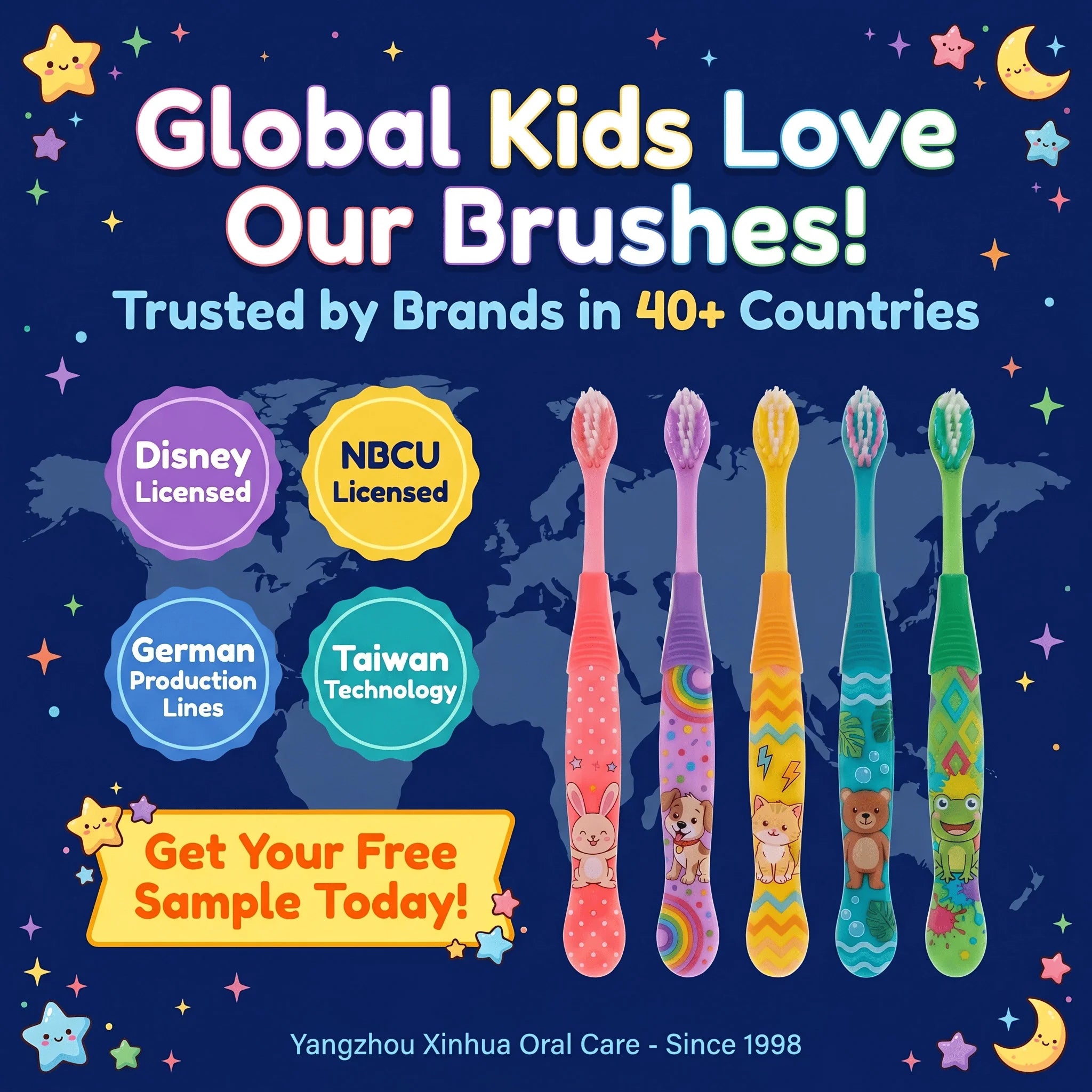 Kids Soft Bristle Toothbrush Individually Packaged Children Toothbrush Cute Cartoon Design Gentle Cleaning Customize Toothbrush