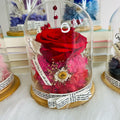2022 Ins Hot New Product Preserved Flowers Preserved Rose in Glass Dome for Gift