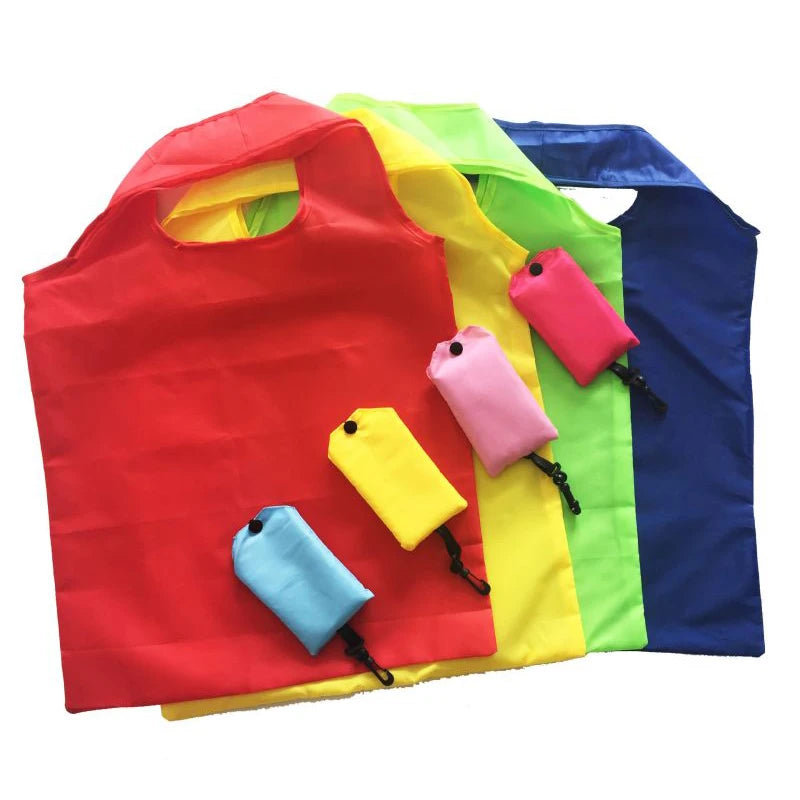 Custom Print Foldable Phone Style Shopping Tote Bag 210t Nylon Polyester Waterproof Grocery Shopping Tote Bag with Plastic Hook