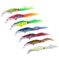 14CM 40G Octopus Swimbait with Skirt Tail  Lifelike Swimbait Octopus Squid Hook for HENGJIA Factory Price Squid Lures