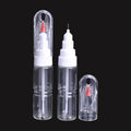 20ml 2 in 1 Transparent Nail Polish Bottle Pet Touch up Paint PET Touch up Paint Bottles MegaBDM