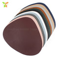Factory Stock Many Colors PU Leather Heat Insulation Placemat Desk Pad Dining Table Mat