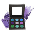 Wholesale Cosmetics 9-Color Diamond Eyeshadow Golden Beauty Eyeshadow Palette Glitter Shimmer Eye Shadow Makeup