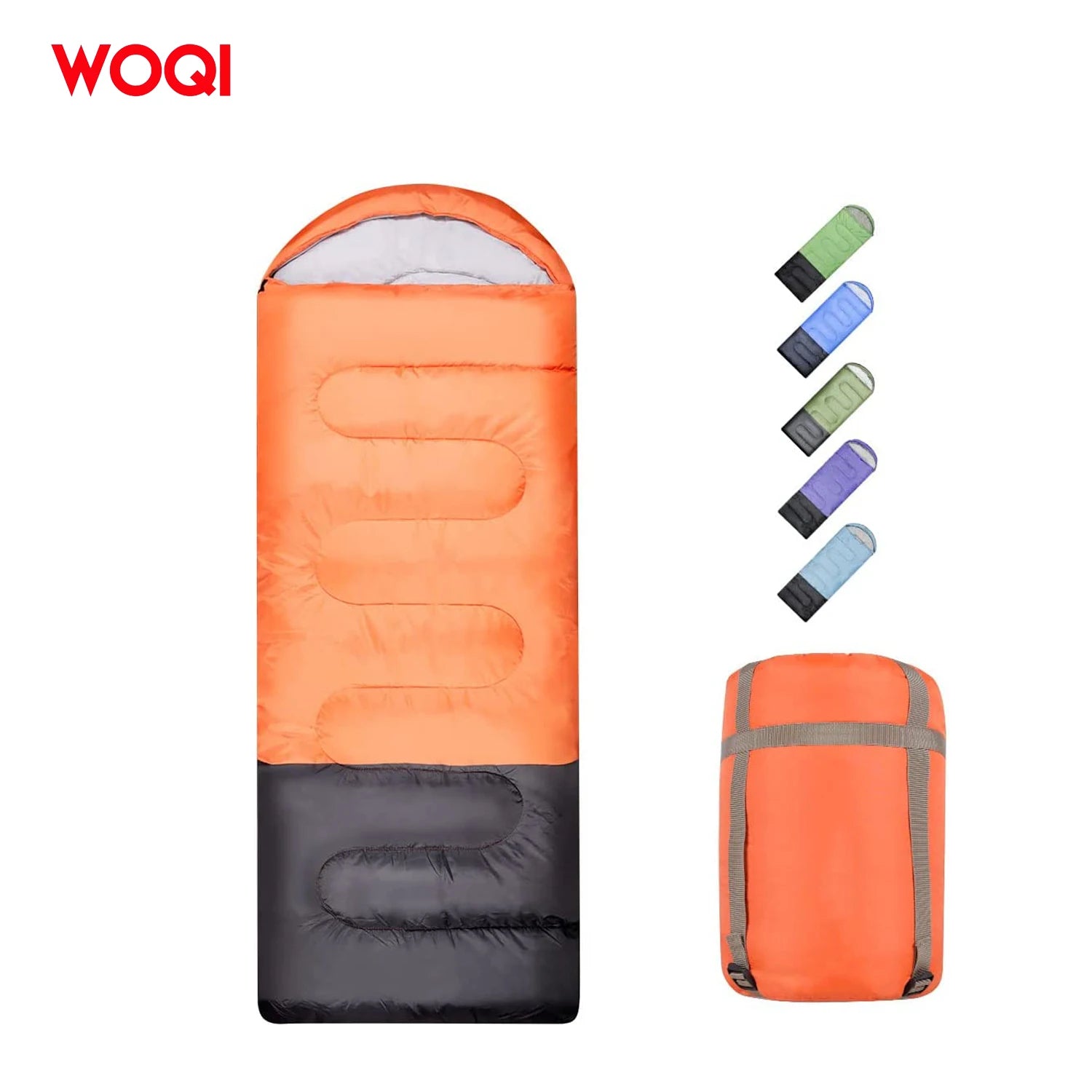 WOQI Wholesale Comfort Lightweight 4 Seasons Blanket Sleeping Bag for Outdoor Camping and Indoor