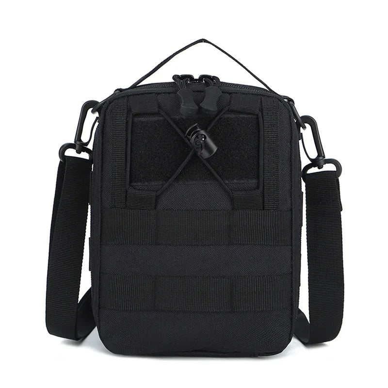 AYPPRO Mini Single Shoulder Sling Tactical Waist Messenger Bag Waterproof Nylon for School Hiking Hunting Sports