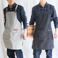 Fashion Men's and Women's Universal Kitchen Apron Korean Baked Food Barista